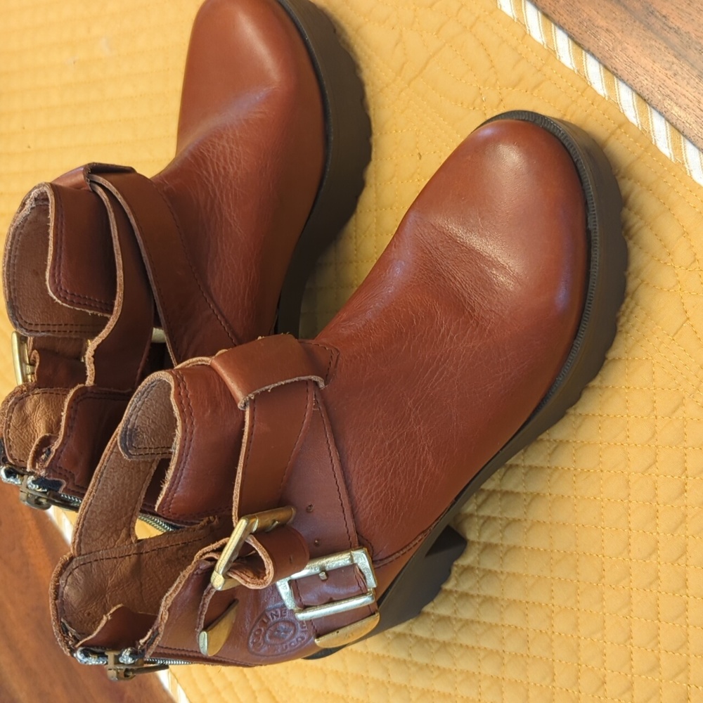 Leather Booties - image 1